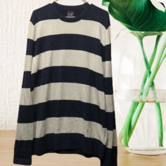 Gap Stripe Crewneck Sweater - Picture 1 of 3